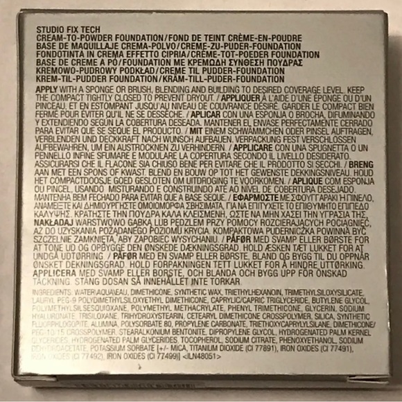 MAC STUDIO FIX TECH CREAM TO POWDER FOUNDATION - N12 - Picture 6 of 10